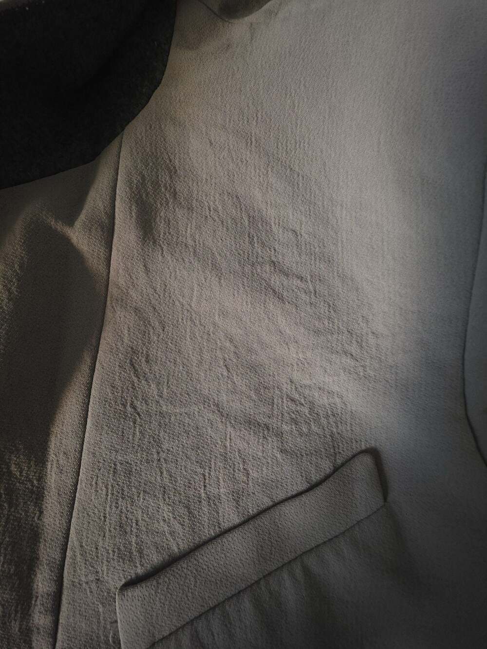 Aritzia Wilfred Generation Blazer Textured Crepette Taupe Size 6 - Picture 12 of 12